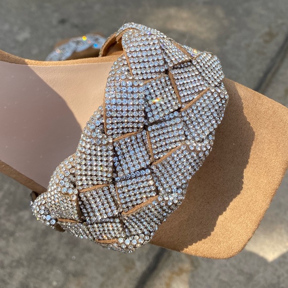 Steve Madden Rhinestone Mules NWOT - Picture 2 of 6